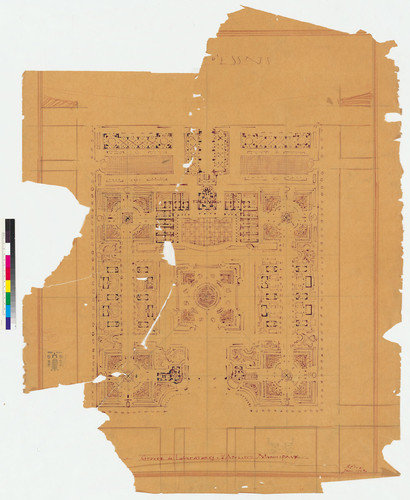 Groupe de Laboratoires d'Ateliers Municipaux [research station floor plan]