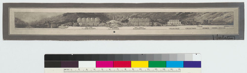 Photographic reproduction of an architectural drawing