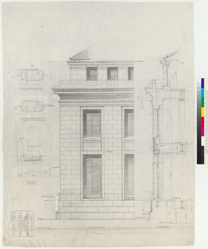 Exterior Details, Library Annex [Doe Annex, UC Berkeley]