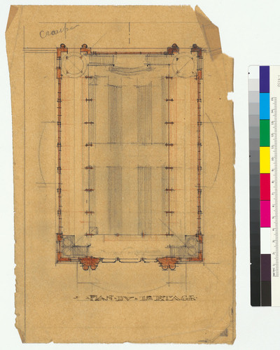 Plan du 1re Etage [first floor plan for building]