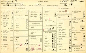 WPA household census for 728 E 43RD, Los Angeles