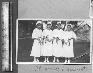 Nursing graduates, Shanghai, China, ca.1925