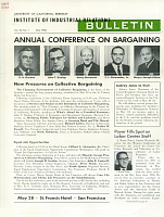 Institute of Industrial Relations Bulletin, Vol. 10, No. 1, May 1968