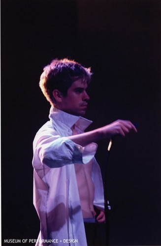Male performer in Halprin's "Parades and Changes"