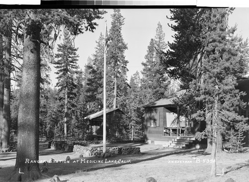 Ranger Station at Medicine Lake, Calif