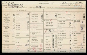 WPA household census for 1584 HENRY, Los Angeles