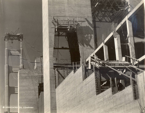Golden Gate Bridge under construction, August, 1935 [photograph]