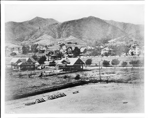 View of Hollywood looking north from Hollywood High School, ca.1908