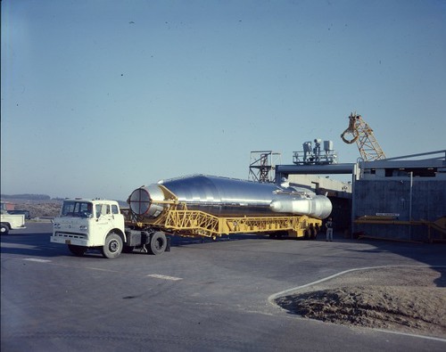 PictionID:43827453 - Catalog:14_008471 - Title:Atlas 64E Details: 64E in Front of Launcher; OSTF-1