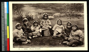 Little children at the orphanage, China, ca.1920-1940