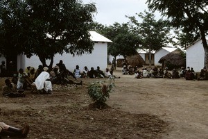 Outside the Foubarka leprosery, Adamaoua, Cameroon, 1953-1968