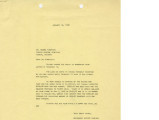 Letter from Dominguez Estate Company to Dr. George [Kazuo] Kawaichi, Poston General Hospital, January 12, 1943