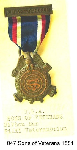 US Sons of Veterans medal