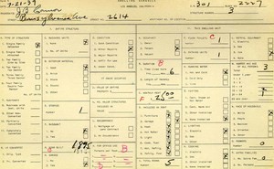 WPA household census for 2614 PENNSYLVANIA, Los Angeles
