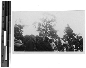 Spectators in Baziya, South Africa East, 1930