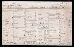 WPA household census for 625 W 124TH ST, Los Angeles County