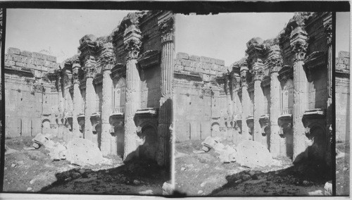 Beautiful Capital, Interior of Temple of Jupiter, Baalbek, Syria