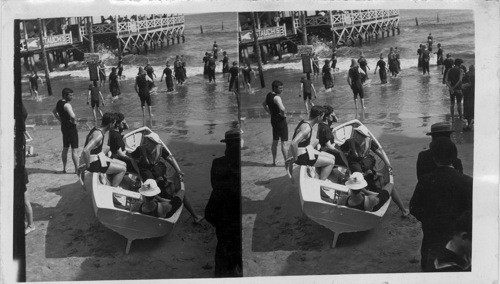 The Life Boat Manned. Coney Island Beach
