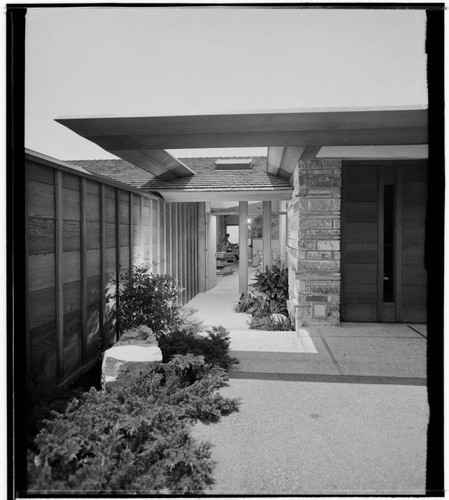 Anderson, Judge [F.] and Jeanie, residence. Exterior detail