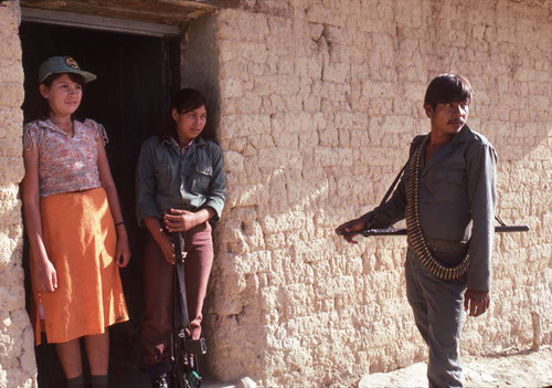 Guerrillas in occupied town, La Palma, 1983