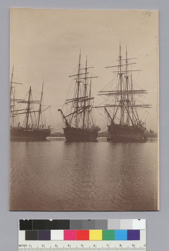 Whaleboats, Oakland Creek. [photographic print]