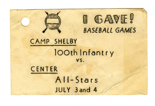 Ticket to baseball games