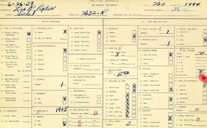 WPA household census for 2632 SICHEL, Los Angeles
