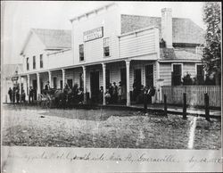 John Taggart's Hotel, south side Main St., Guerneville, Aug. 22, 1882