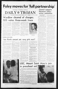 Daily Trojan, Vol. 59, No. 6, September 25, 1967