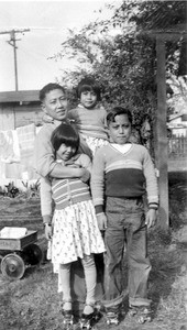 William Lee and his three children
