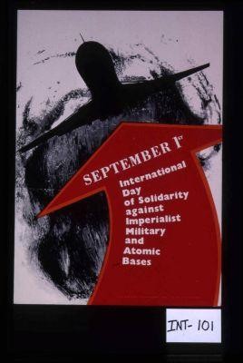 September 1st. International Day of Solidarity against imperialist military and atomic bases