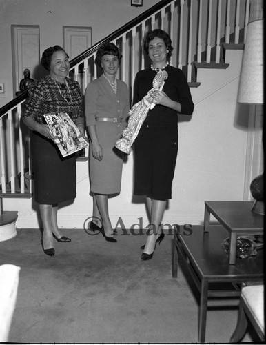 Three women, Los Angeles, 1962