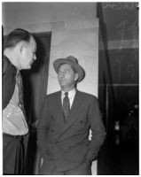 Detective Lieutenant Lloyd Hurst with George "Dutch" Meyers, Los Angeles