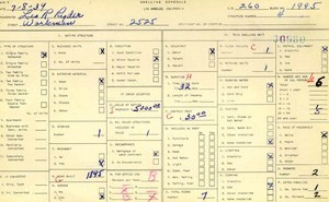 WPA household census for 2525 WORKMAN, Los Angeles