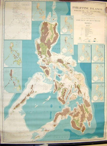 Philippine Islands : physical economic political / John Bach & Hugo Miller, Manilla 1937