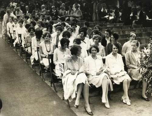 First Class (1931) at Dr. Jaqua's inauguration
