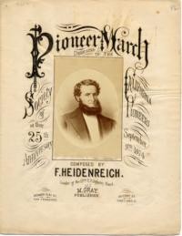 Pioneer march / composed by F. Heidenreich