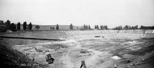 Construction of the Bay Street Reservoir