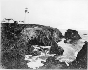 Cape Foulweather Lighthouse on the Oregon coast, Oregon