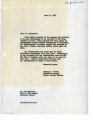 Letter [to] Tom Matsumoto, Honolulu, Hawaii [from] Anthony T. Jowitt. - June 16, 1965