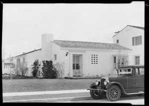 Publicity shots for home shows, Southern California, 1930