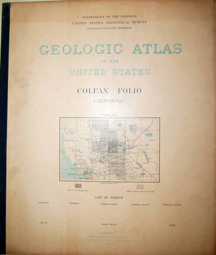 Geologic Atlas of the United States : Colfax folio, California