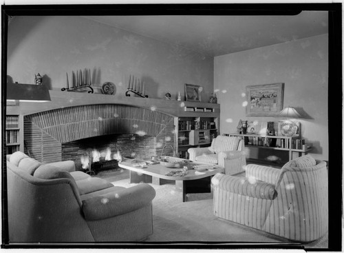 Harrison, Joan, residence. Living room