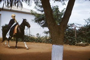 Riding man, Foumban, West Region, Cameroon, 1953-1968