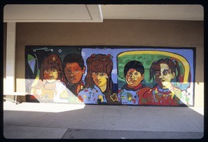 Roderick Sykes' mural, Alta Loma Elementary School, Los Angeles, 1972-1992