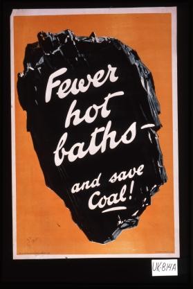 Fewer hot baths and save coal