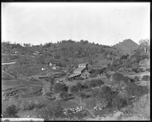 General view of Josephine Mine, Fresno County, California. [negative]