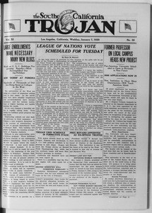 The Southern California Trojan, Vol. 11, No. 39, January 07, 1920