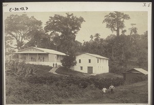 Missionshaus in Victoria (Kamerun) - von der See aus gesehen
