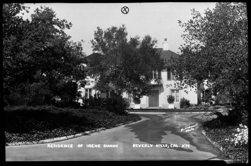 Residence of Irene Dunne, Beverly Hills, Cal